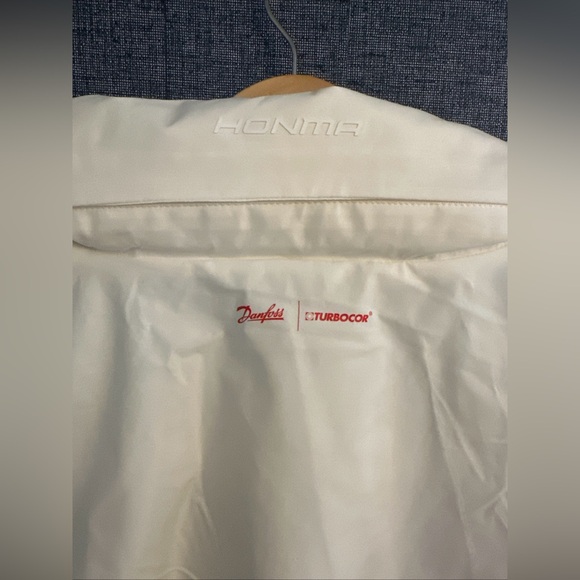 HONMA Japanese’s Men's White Hooded Golf Rain Jacket XL - Picture 6 of 6